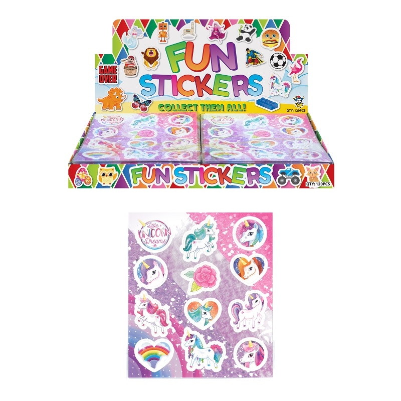 Einhorn - Sticker 12er-Pack