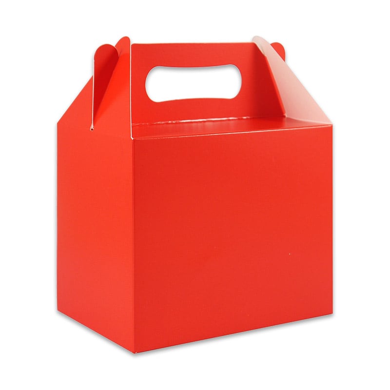 Geschenkbox in roter Farbe