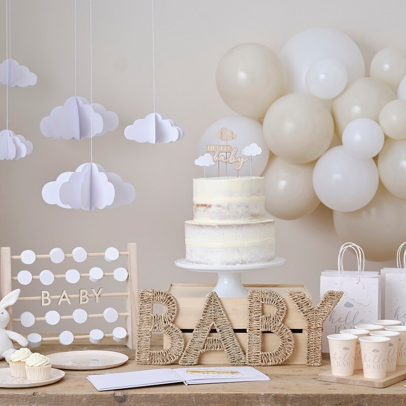 Hallo Baby - Cake Toppers 4er-Pack