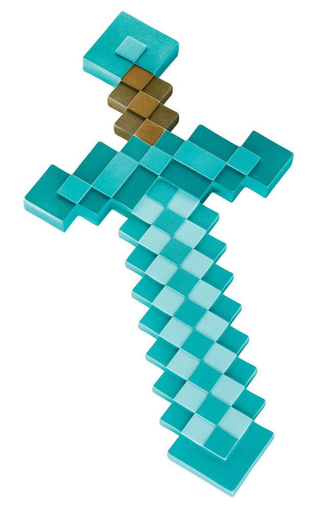 Minecraft - Diamantschwert aus Kunststoff, Replik 51 cm