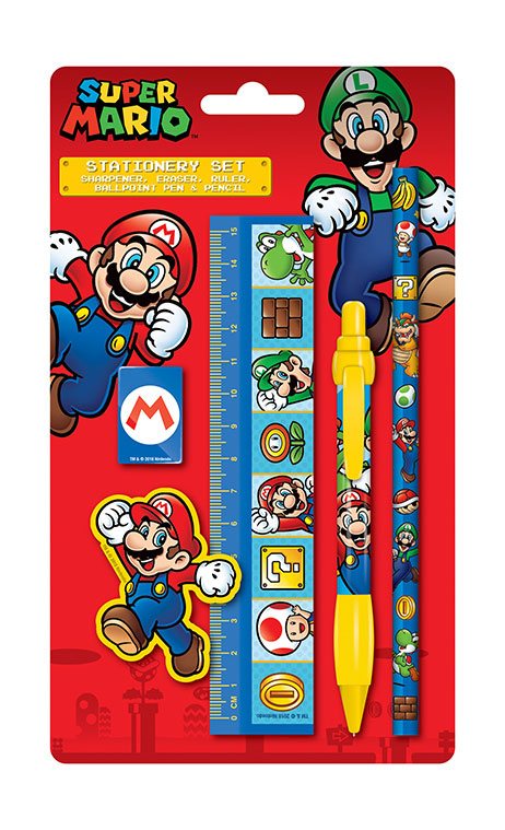 Super Mario - Schulset 5er Pack