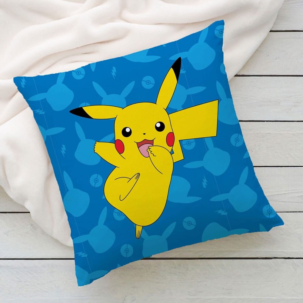 Pikachu & Carapuce, Coussin 40 x 40 cm, Pokémon