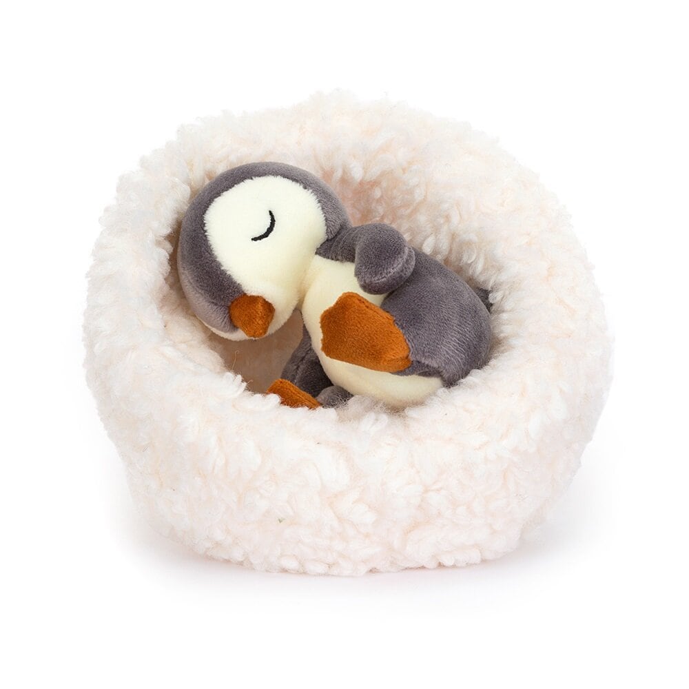 Jellycat - Pinguin mit Nest 14 x 13 cm