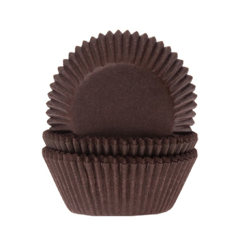 Muffinförmchen Braun 50er-Pack