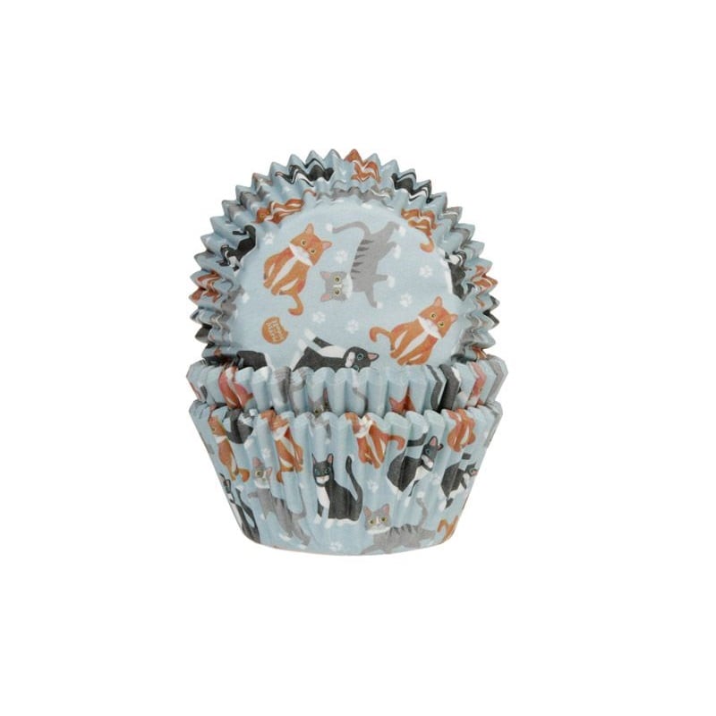 Muffinförmchen - Katzen 50er-Pack