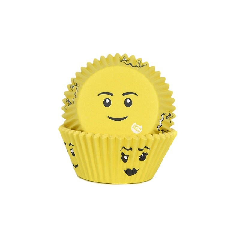 Muffinförmchen - Smiley 50er Pack