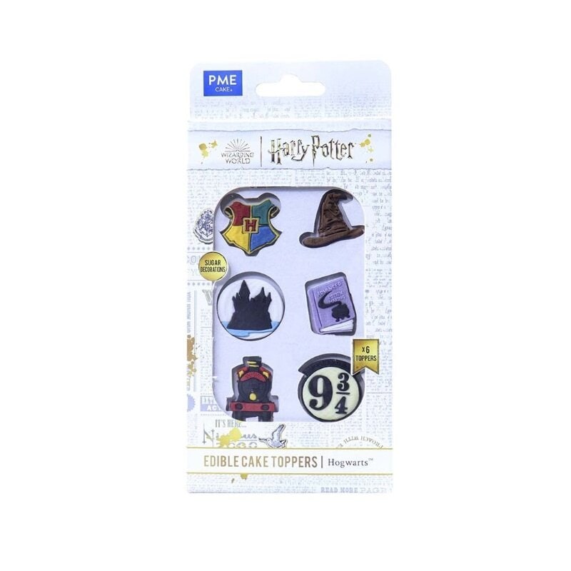 Harry Potter - Zuckerdekorationen Hogwarts 6er Pack