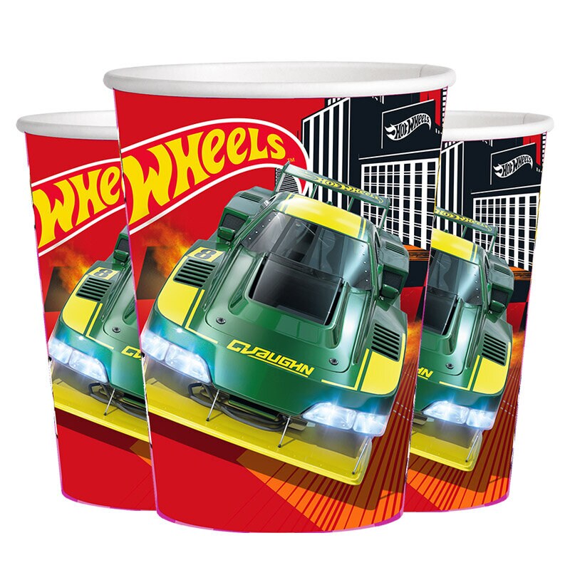 Hot Wheels - Pappbecher 8er-Pack