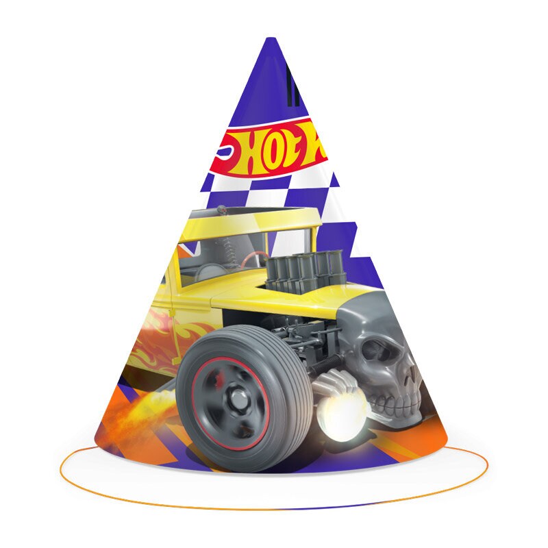 Hot Wheels - Partyhüte 6er-Pack