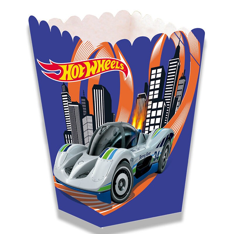 Hot Wheels - Popcornbox 12 x 5 cm