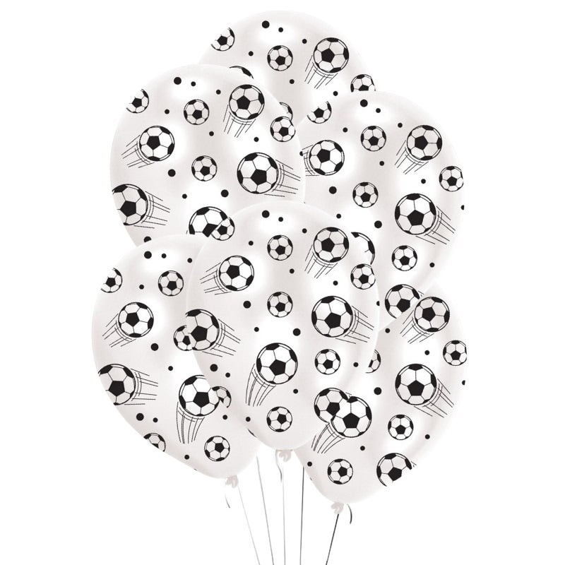 Fußball – Luftballons 6er-Pack