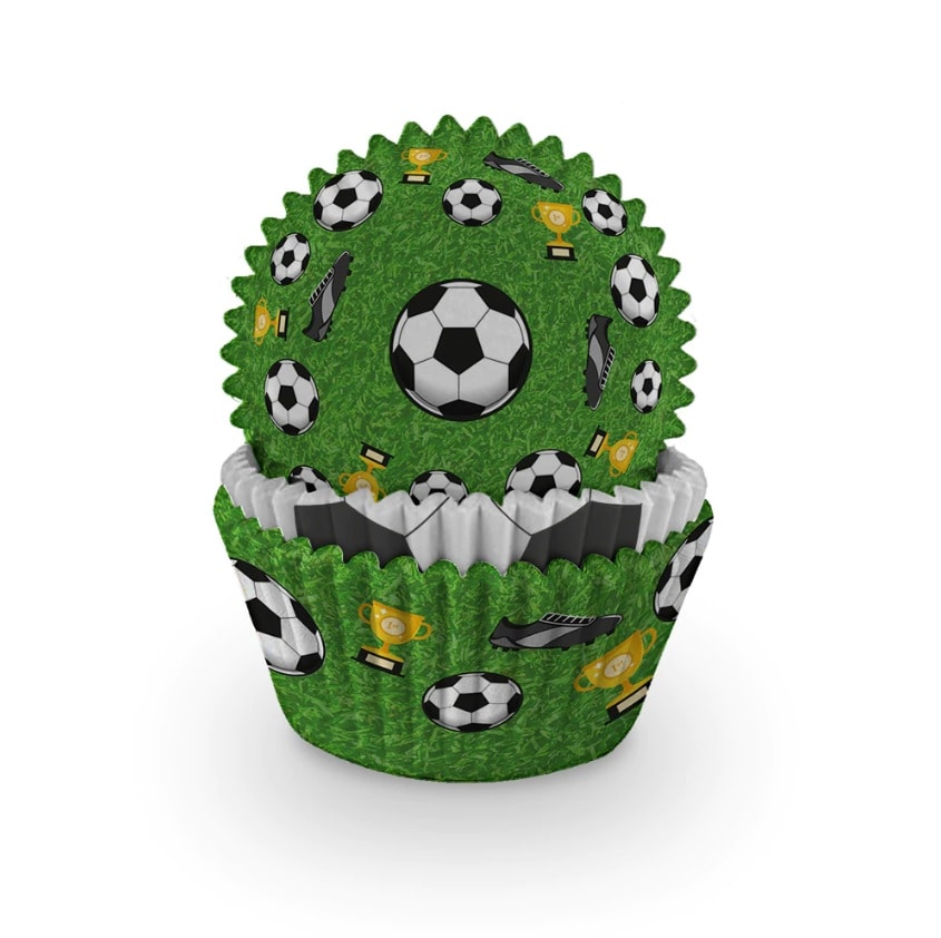 Muffinförmchen Fußball 75er Pack