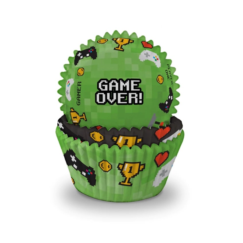 Gaming Party - Muffinförmchen 75er-Pack