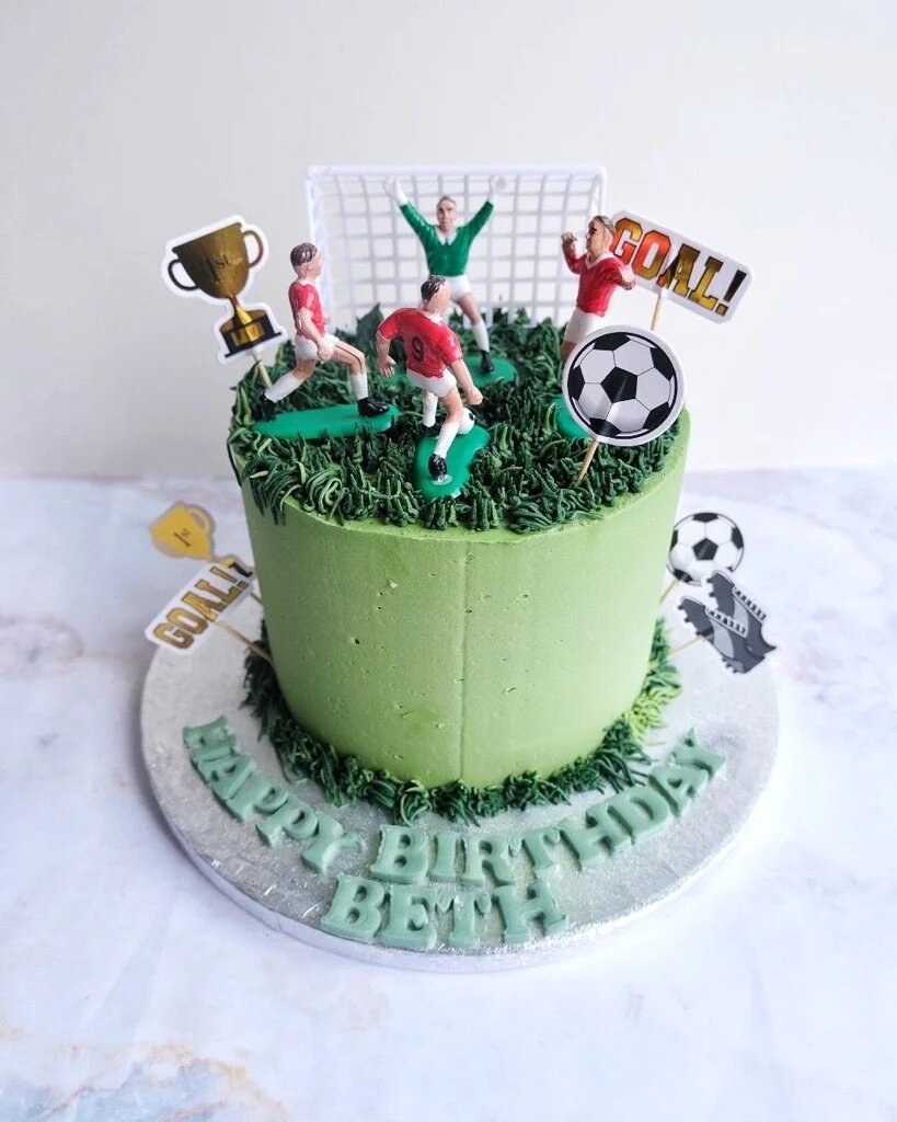 Cupcake Topper - Fußbälle 12er-Pack
