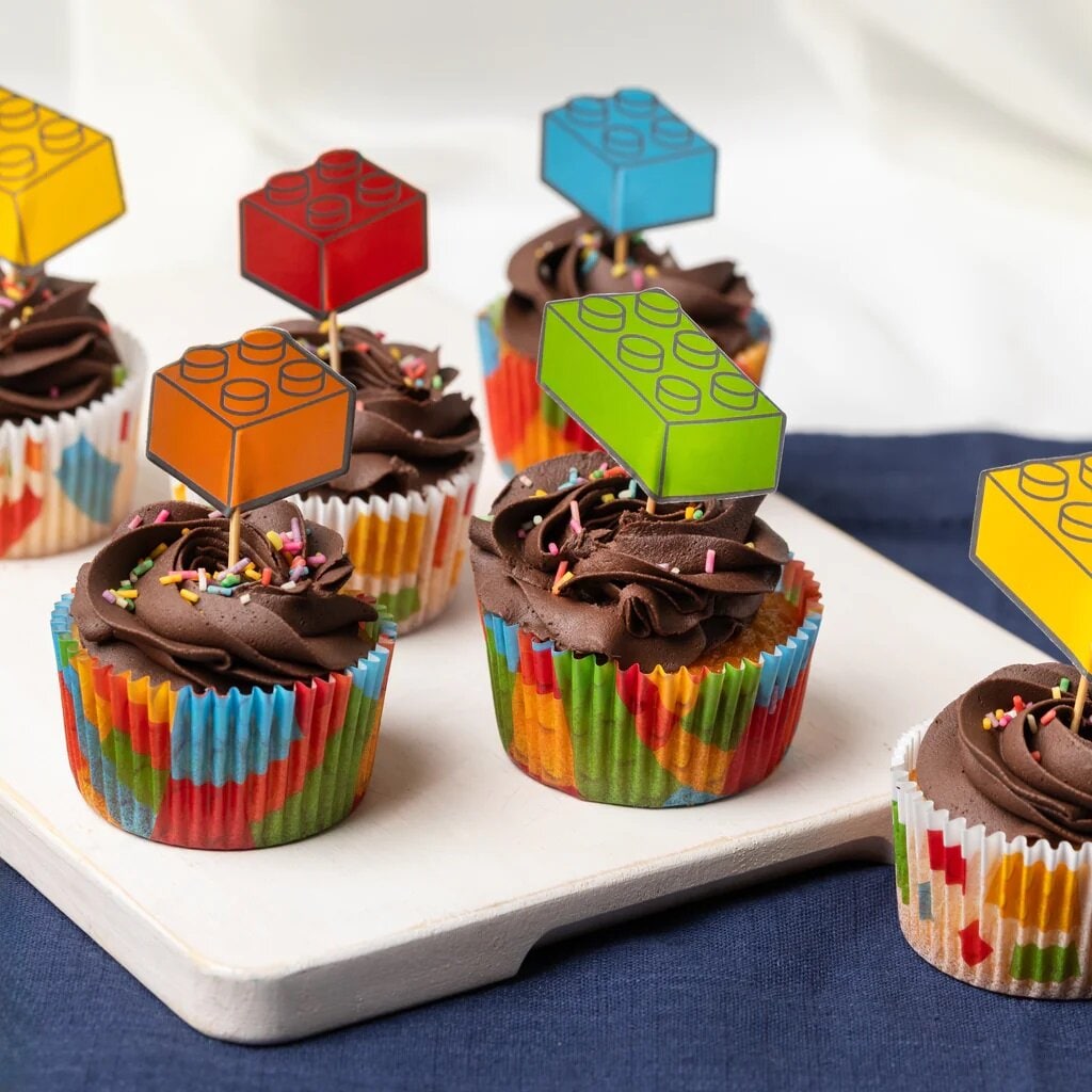 Muffinförmchen - Block Party 60er-Pack