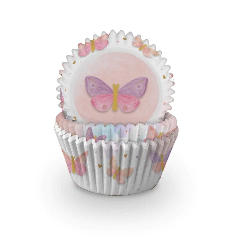 Muffinförmchen - Schmetterlingen 60er-Pack