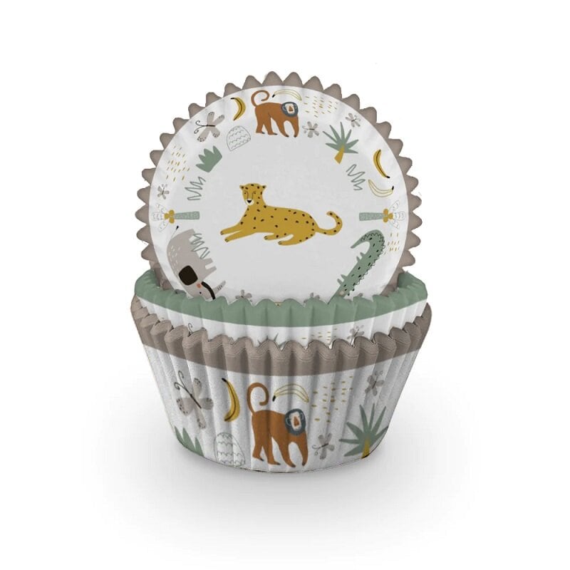Muffinförmchen - Safaritiere 60er-Pack