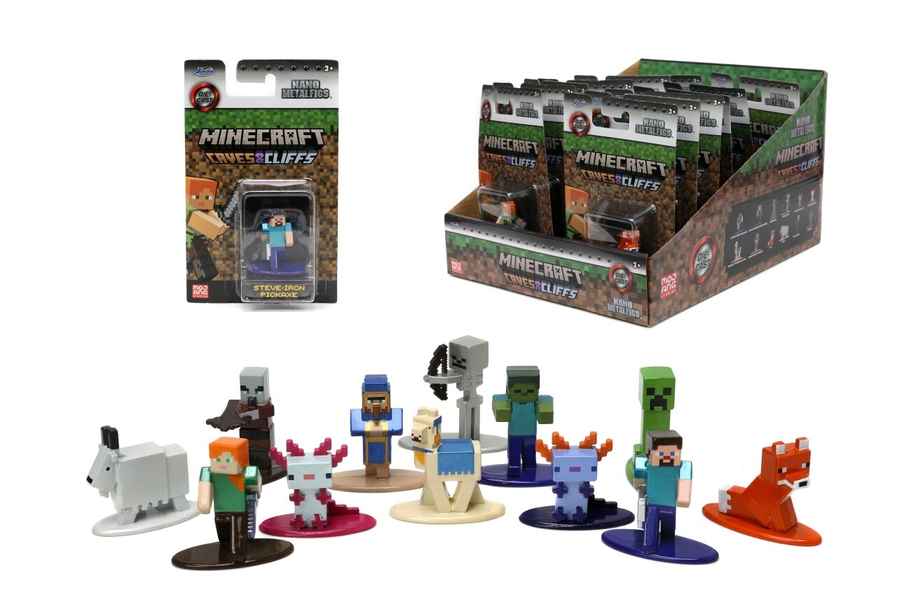 Minecraft - Sammelfiguren aus Metall 4 cm