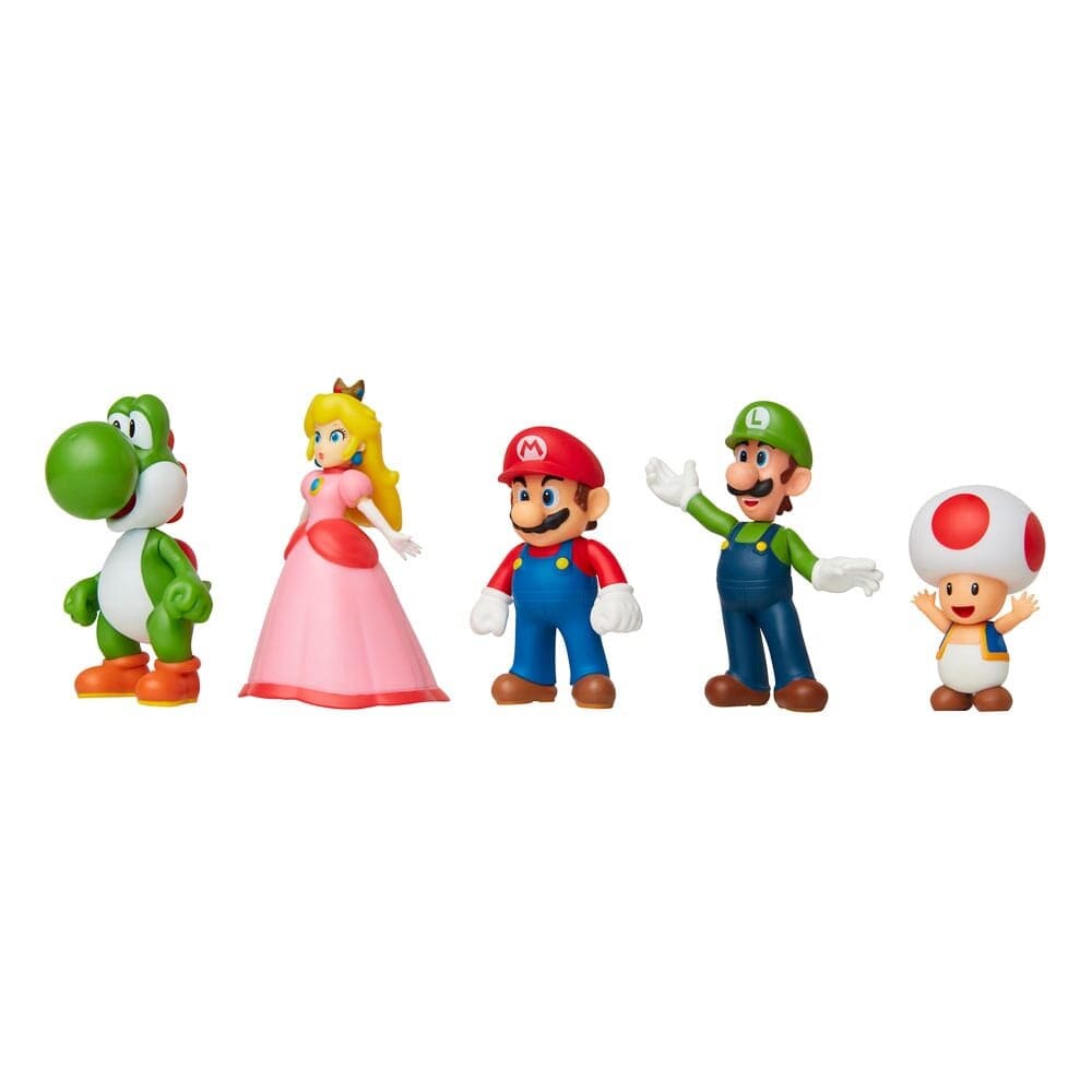 Super Mario Bros - Sammelfiguren Mario & Friends 5er Pack