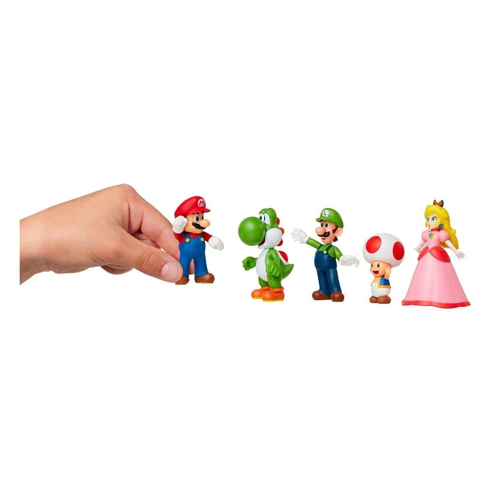 Super Mario Bros - Sammelfiguren Mario & Friends 5er Pack