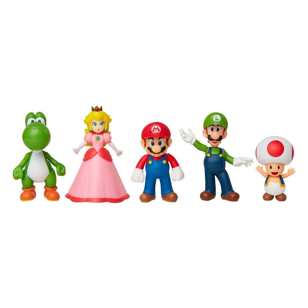 Super Mario Bros - Sammelfiguren Mario & Friends 5er Pack