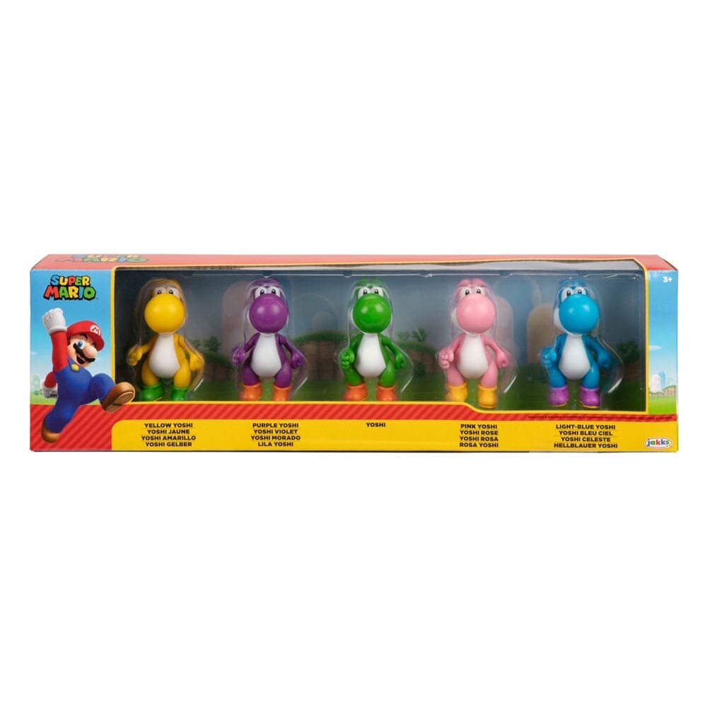 Super Mario Bros - Sammelfiguren Yoshi 5er-Pack