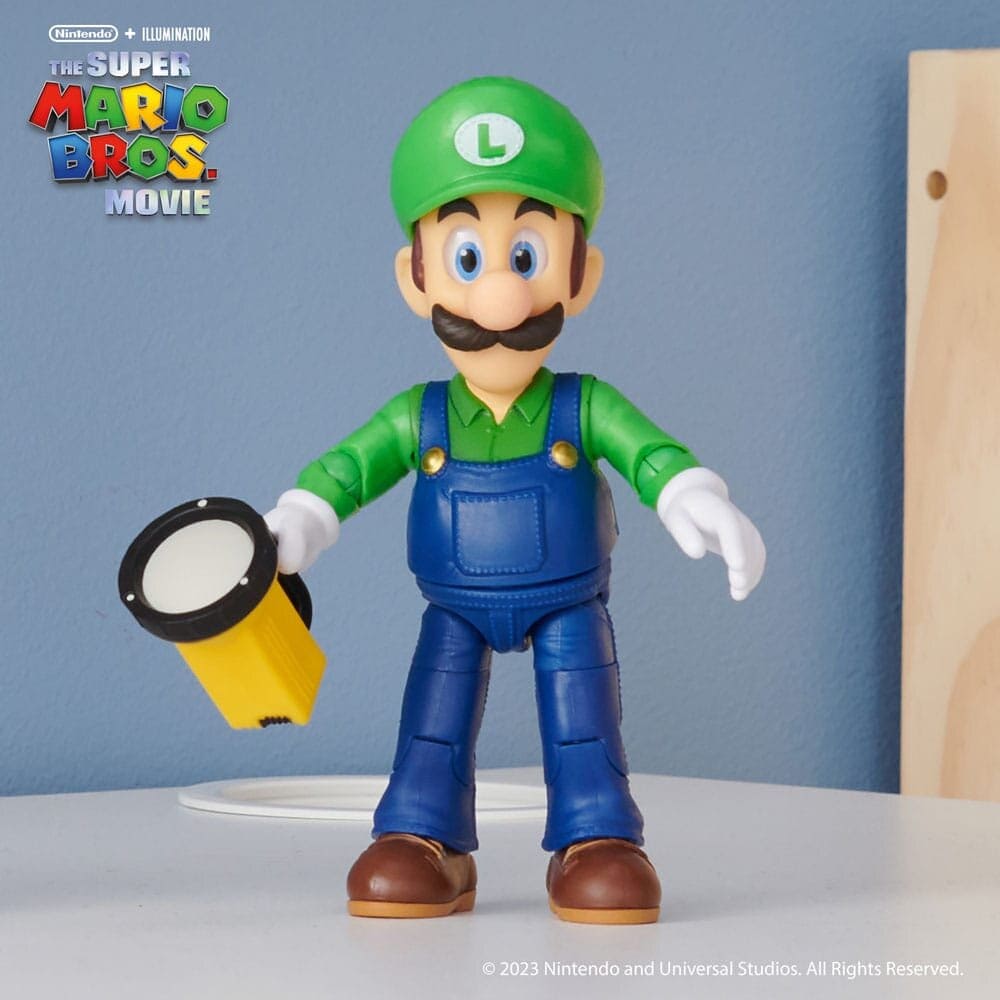 Super Mario Bros - Sammelfigur Luigi 18 cm