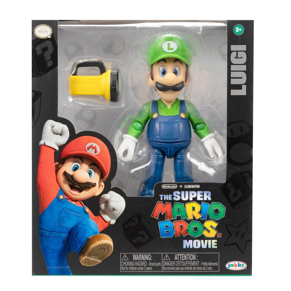 Super Mario Bros - Sammelfigur Luigi 18 cm