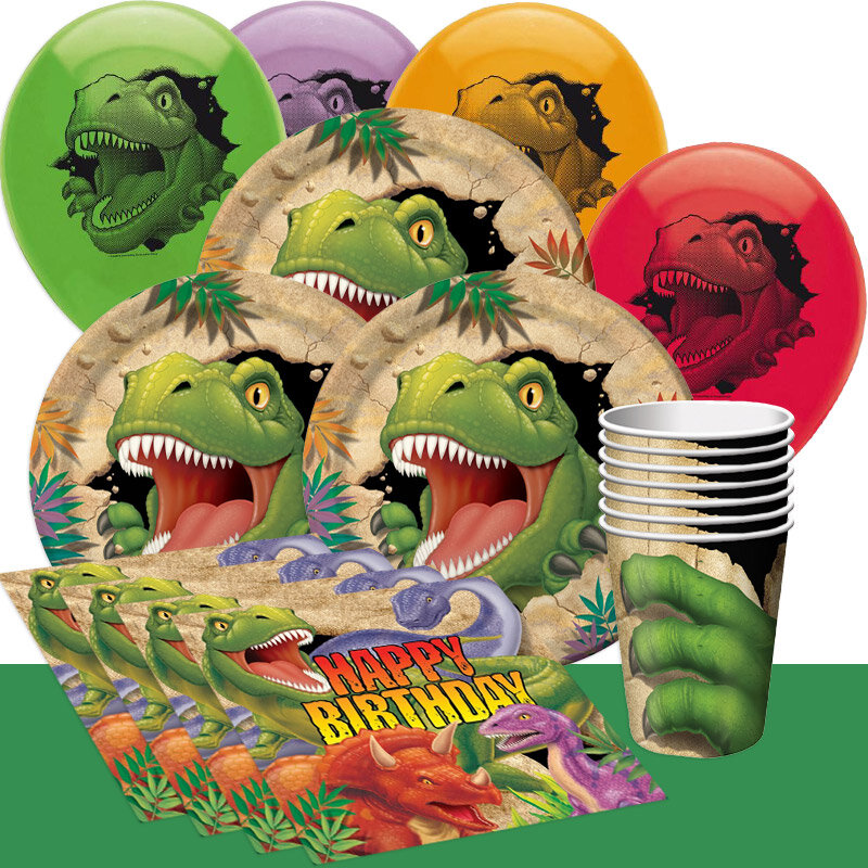 Dinosaurier Abenteuer - Partyset 8-24 Personen