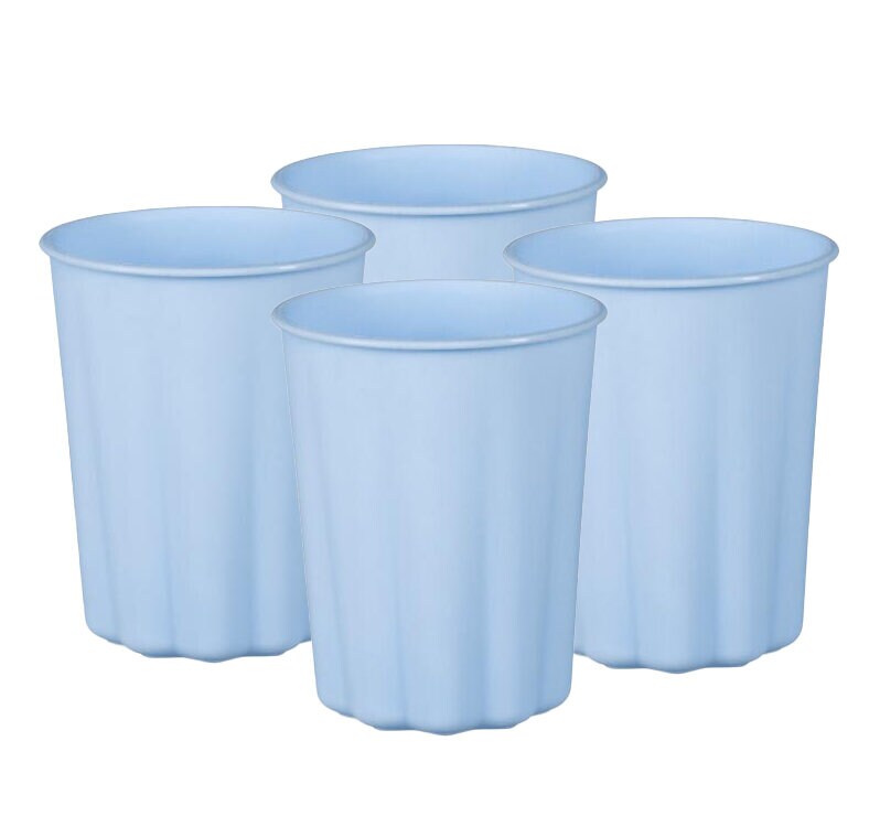 Kunststoffbecher, pastellblau 4er-Pack