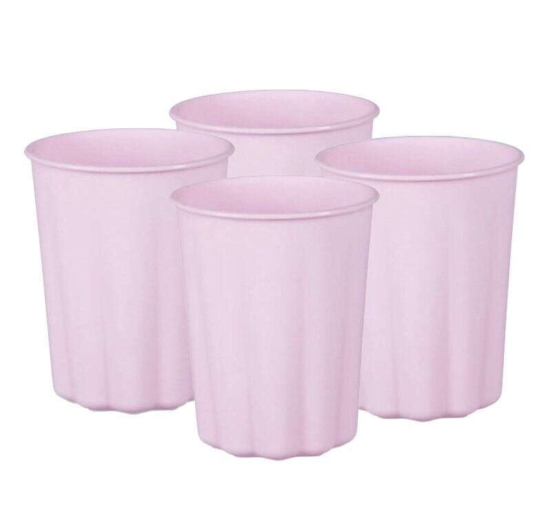 Kunststoffbecher, pastelllila 4er-Pack