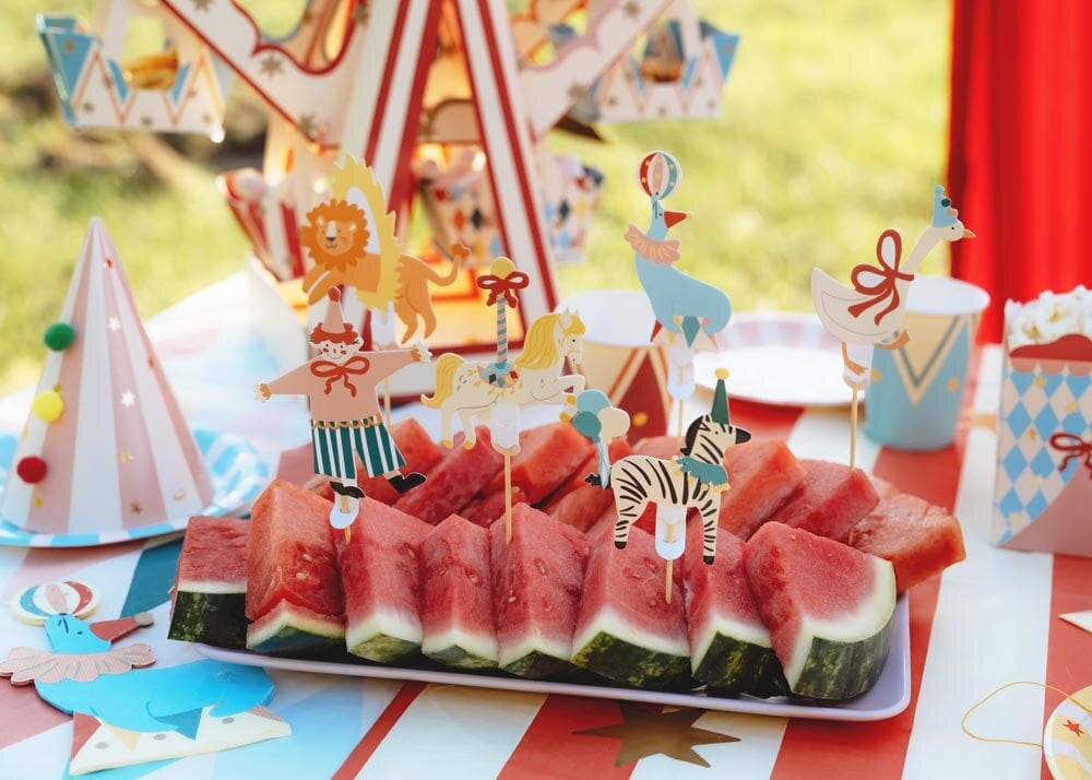 Zirkus Cupcake-Topper 6er-Pack