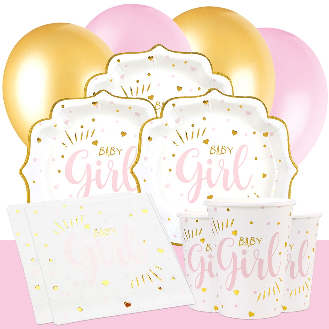 Baby Girl - Partyset 10 Personen