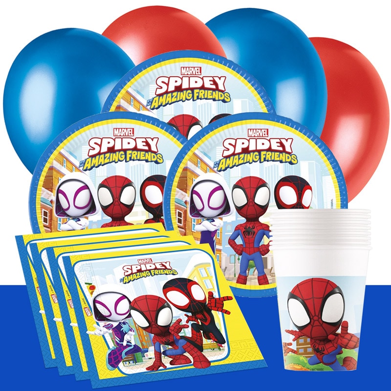 Spidey And His Amazing Friends - Partyset 8-24 Personen