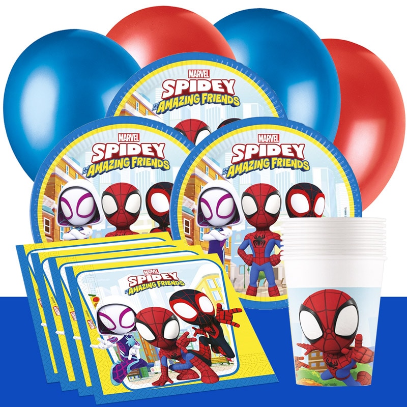 Spidey And His Amazing Friends - Kindergeburtstag Partyset 8-24 Personen