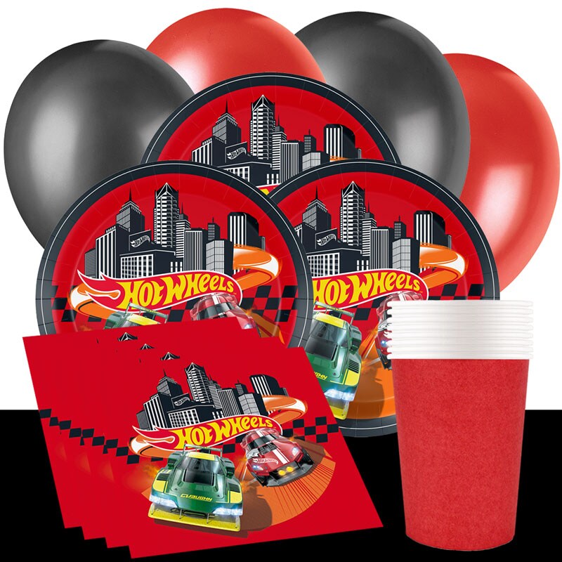 Hot Wheels - Partyset für 8-16 Personen