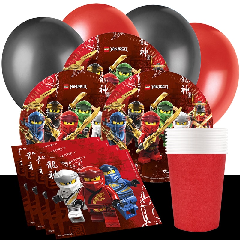 LEGO Ninjago - Kindergeburtstag Partyset 8-24 Personen