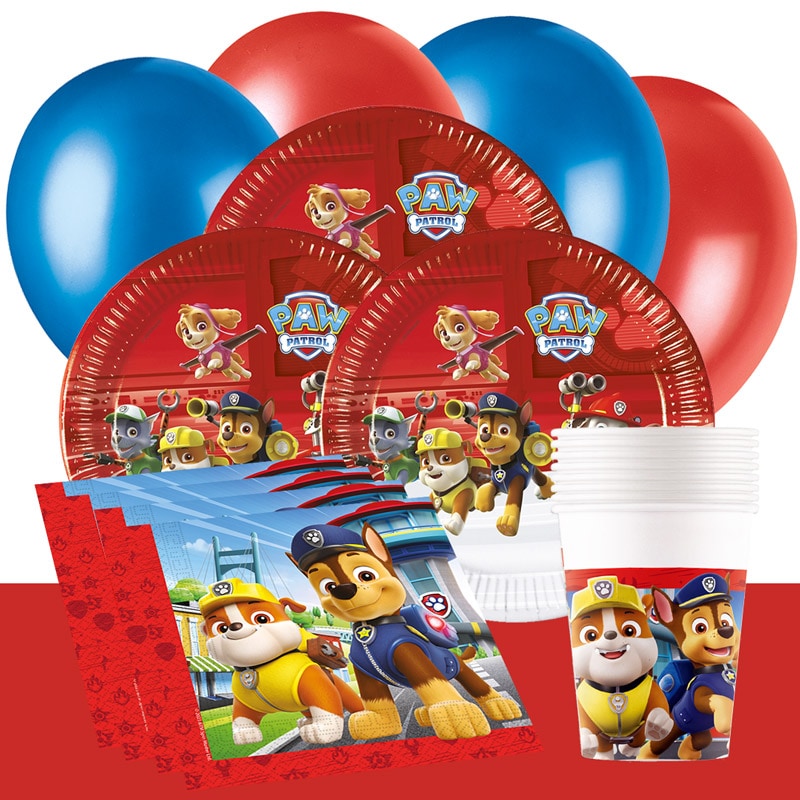 Paw Patrol - Kindergeburtstag Partyset 8-24 Personen