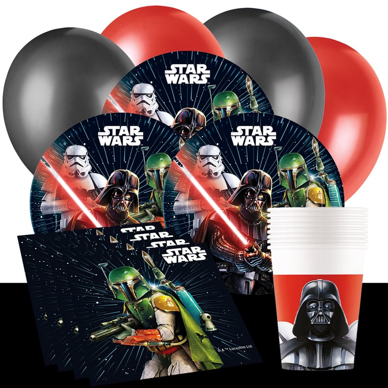 Star Wars - Kindergeburtstag Partyset 8-24 Personen