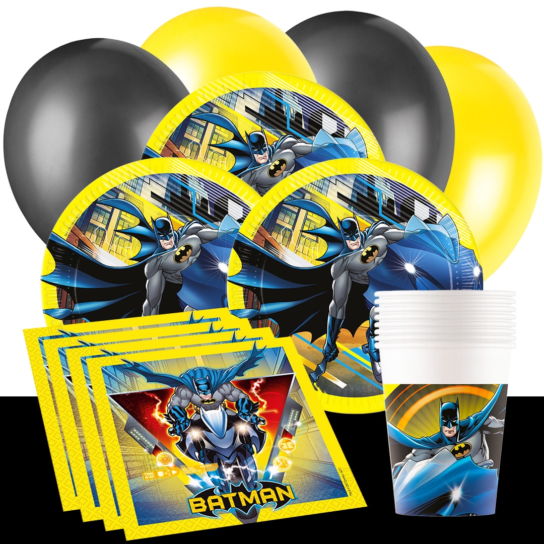 Batman - Kindergeburtstag Partyset 8-24 Personen