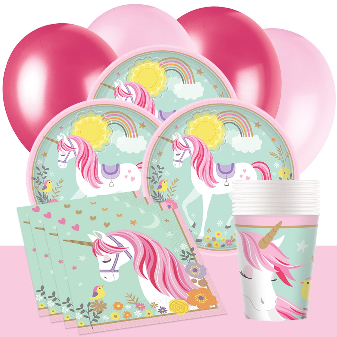 Magical Unicorn - Partyset 8-24 Personen