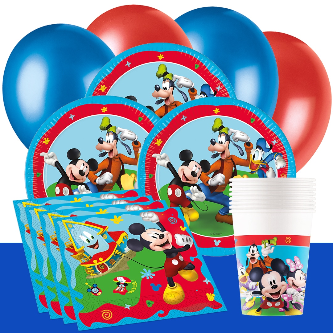 Mickey Maus - Kindergeburtstag Partyset 8-24 Personen