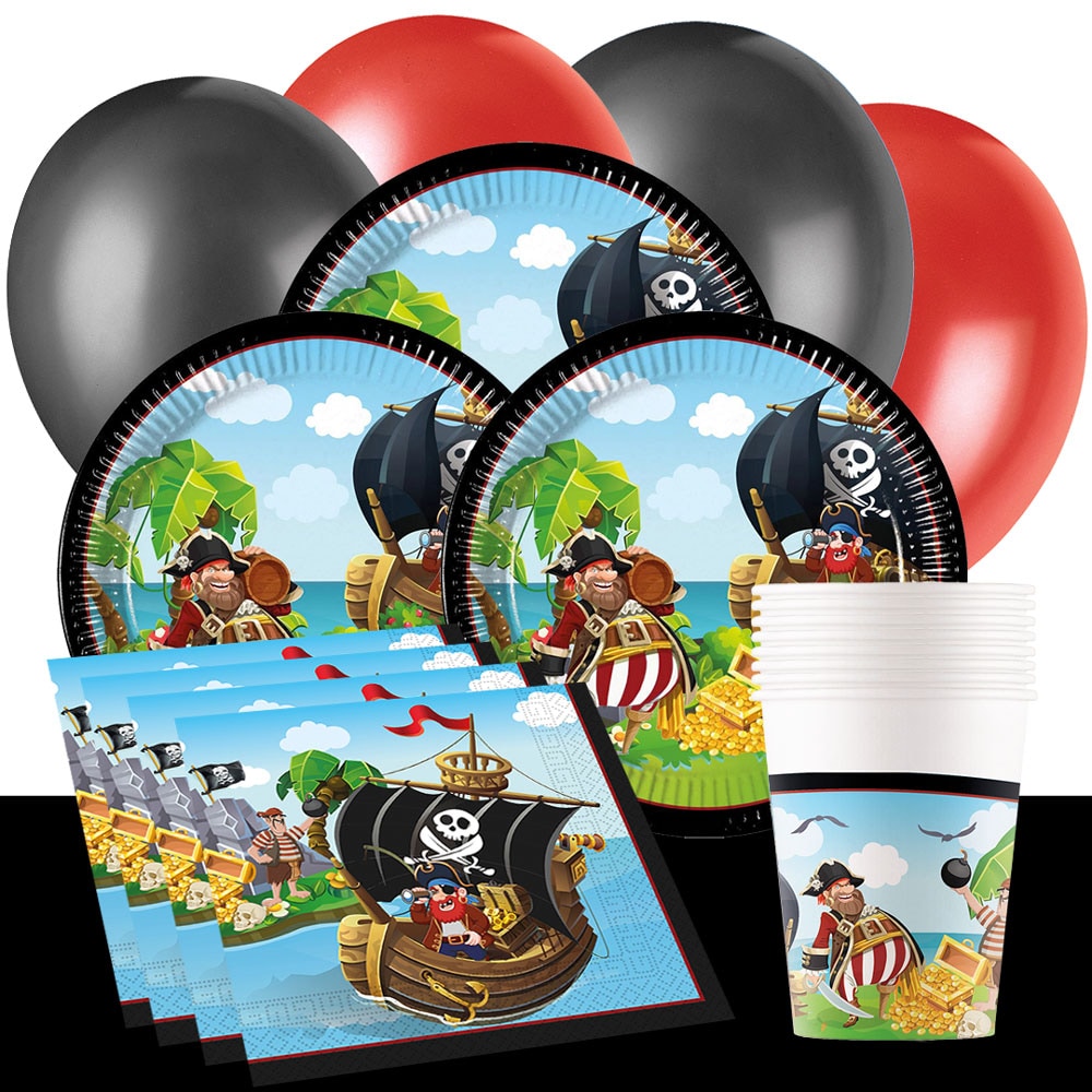 Pirates Island - Partyset 8-24 Personen