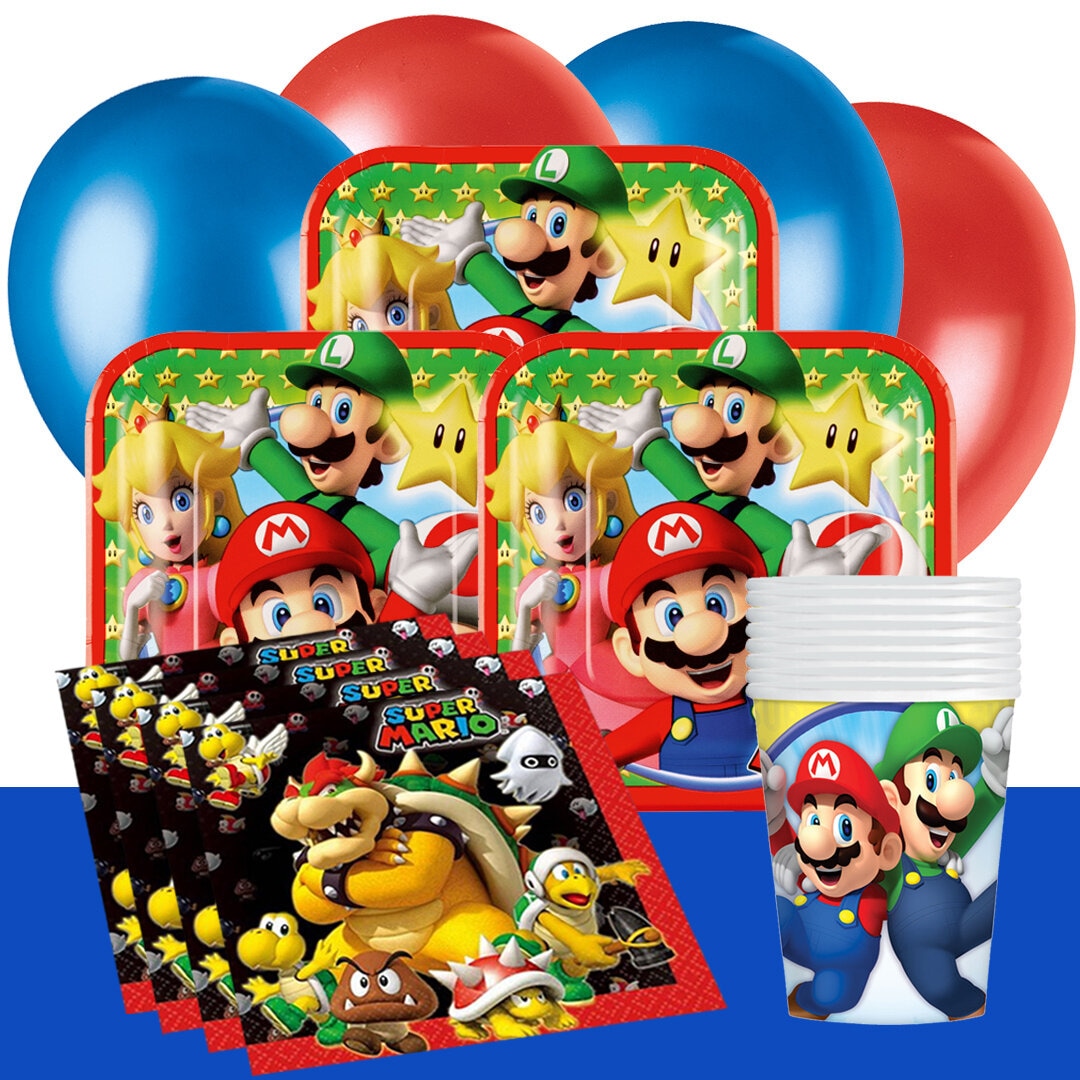 Super Mario - Partyset 8-24 Personen
