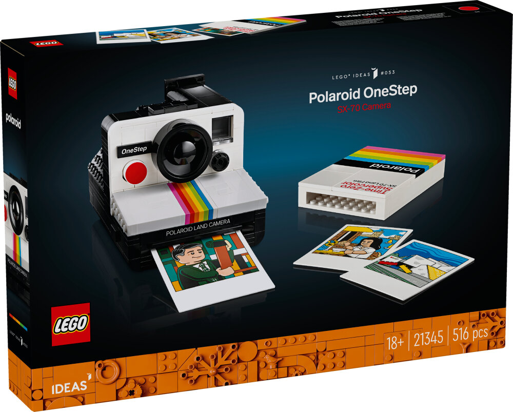 LEGO Ideas - Polaroid OneStep SX-70 Sofortbildkamera 18+