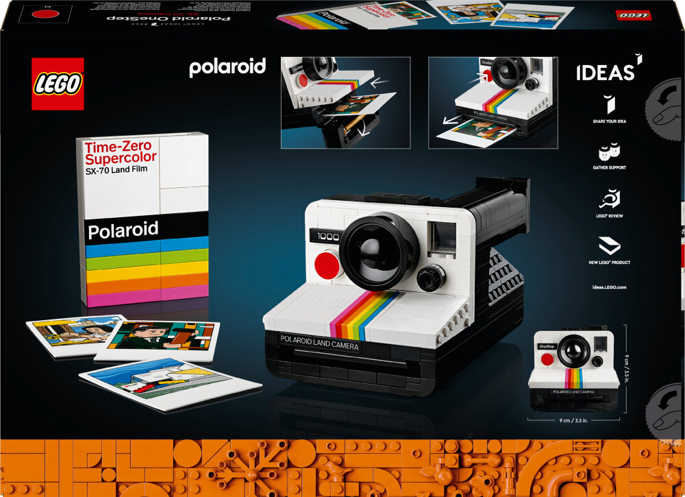 LEGO Ideas - Polaroid OneStep SX-70 Sofortbildkamera 18+