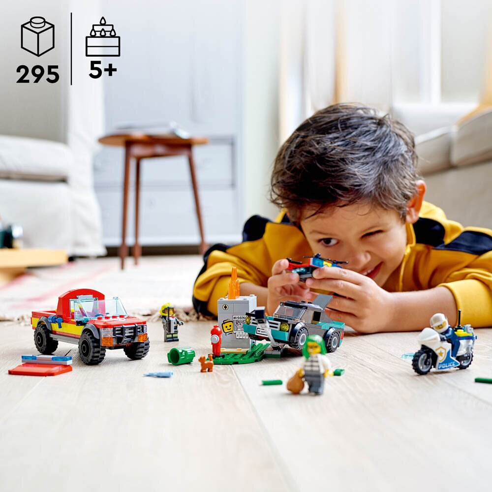 LEGO City - Löscheinsatz und Verfolgungsjagd 5+