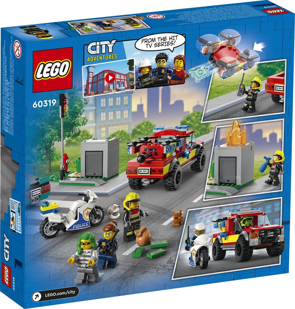 LEGO City - Löscheinsatz und Verfolgungsjagd 5+
