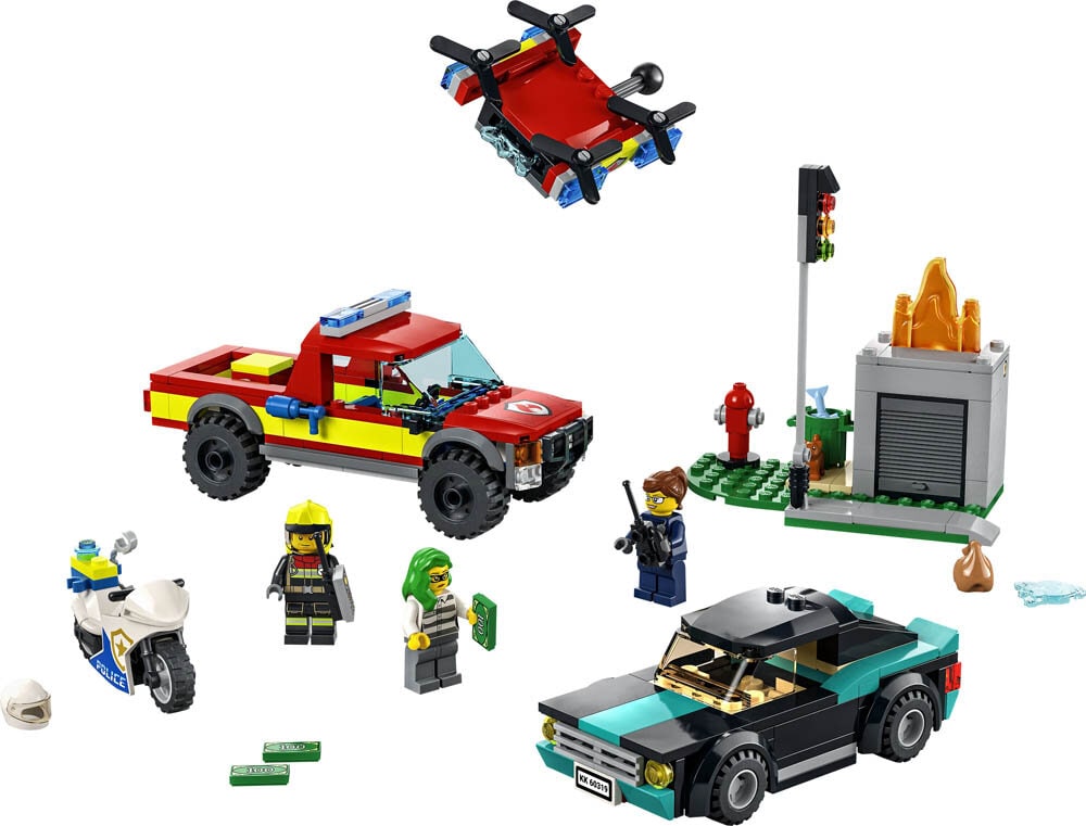 LEGO City - Löscheinsatz und Verfolgungsjagd 5+