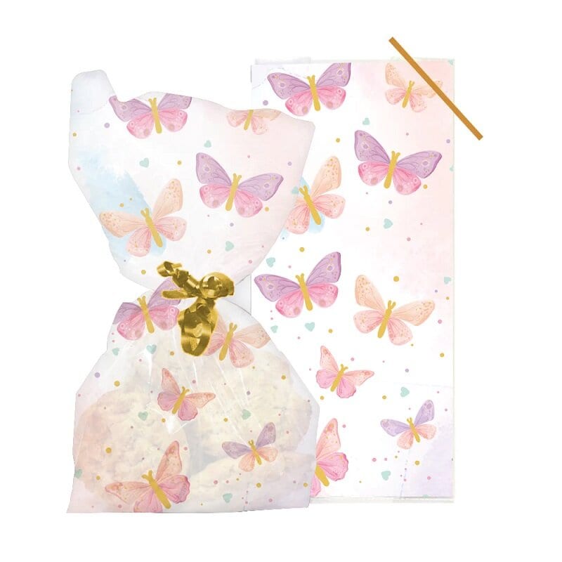 Schmetterling - Geschenktüten Zellophan 20er Pack